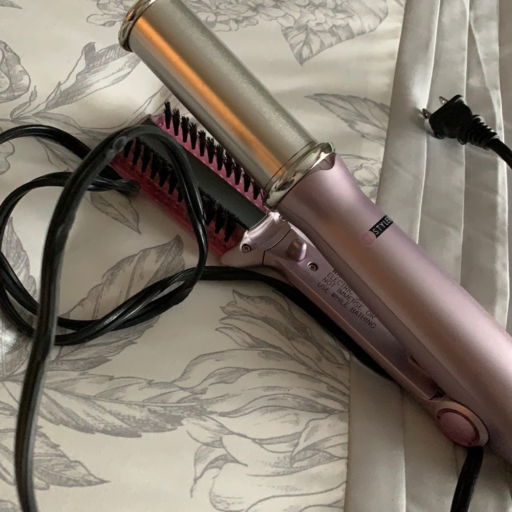 Instyler rotating heat brush